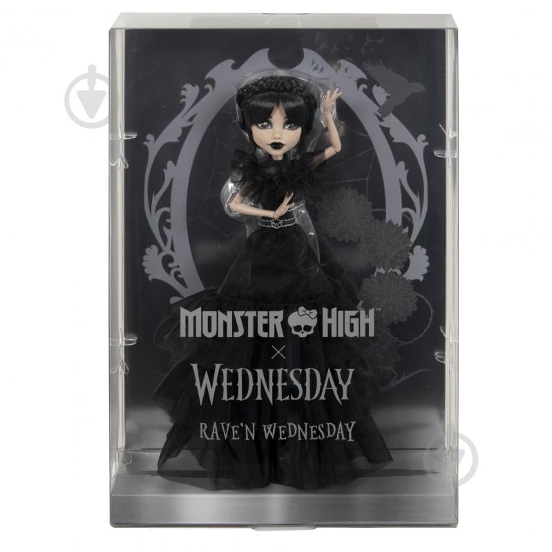 Лялька Mattel Колекційна Венздей "Танці Rave'N", Monster High X Wednesday HXJ03 - фото 4