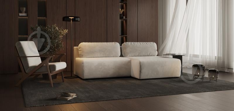 Диван кутовий SOFALINO LIBERIO лівий сірий 2220x1462x711 мм - фото 6