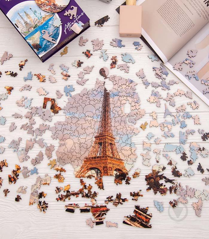 Пазл деревянный Эйфелева башня 30 см PuzzleUp - фото 5