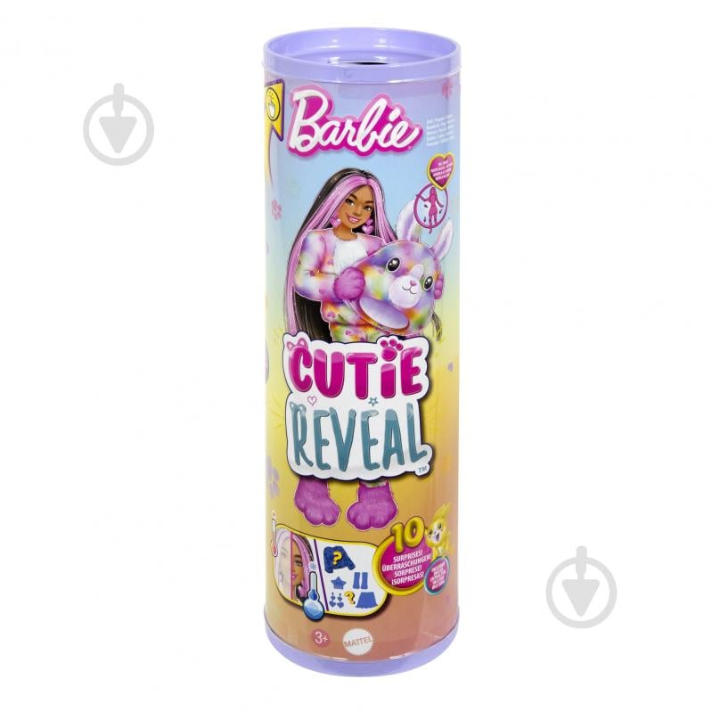 Лялька Barbie "Cutie Reveal" серії "Кольорові пухнастики" – кролик HRK38 - фото 6