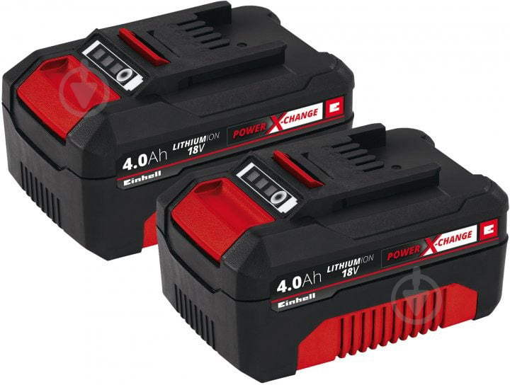 Акумулятор Einhell 18,0V 4,0Ah X-Change PXC-Twinpack 2 шт. 4511489 - фото 1