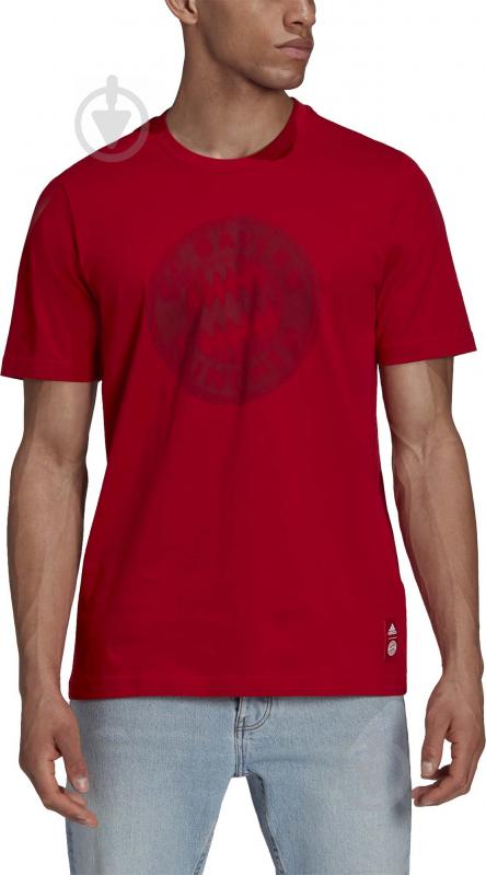 Футболка Adidas FCB TEE GR0680 р.L червоний - фото 1