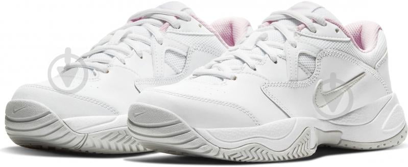 Кроссовки демисезонные Nike JR COURT LITE 2 CD0440-100 р.36 белые - фото 1