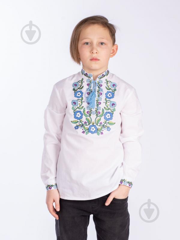 Вишиванка дитяча Едельвіка 47-23/00 р.128 білий - фото 1