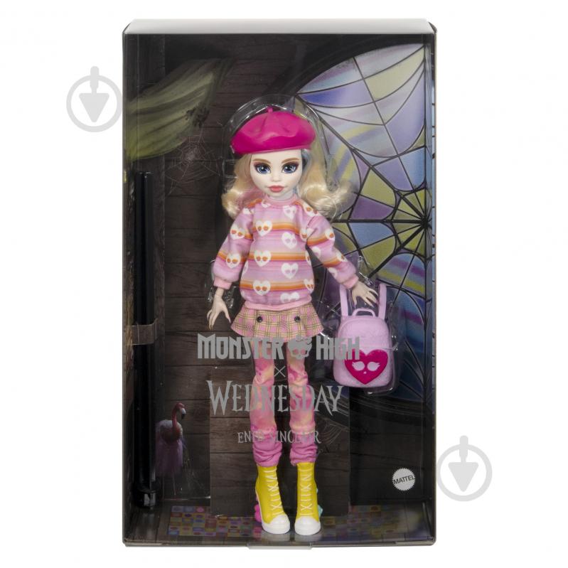 Кукла Mattel Коллекционная кукла Энид Monster High X Wednesday HXJ05 - фото 4