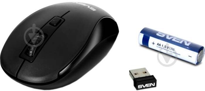 Мышка Sven RX-255W Black (530098) - фото 5
