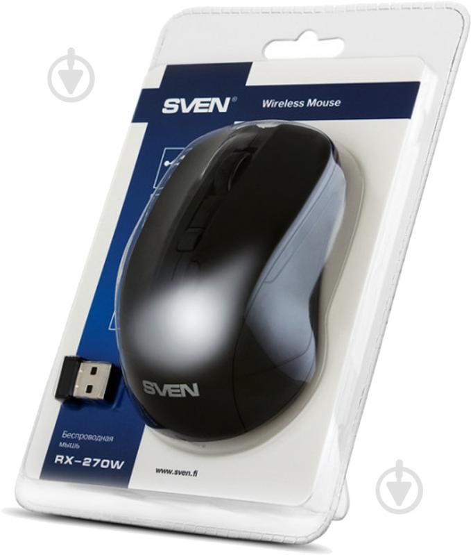 Мышь Sven RX-270W Black USB - фото 5