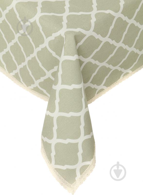 Скатерть Классик 110x140 см зеленый - фото 1