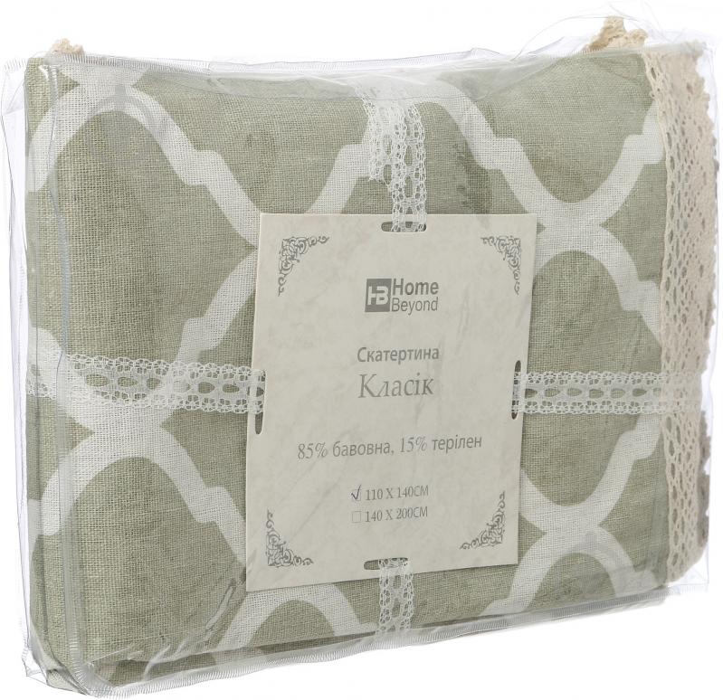 Скатерть Классик 110x140 см зеленый - фото 3