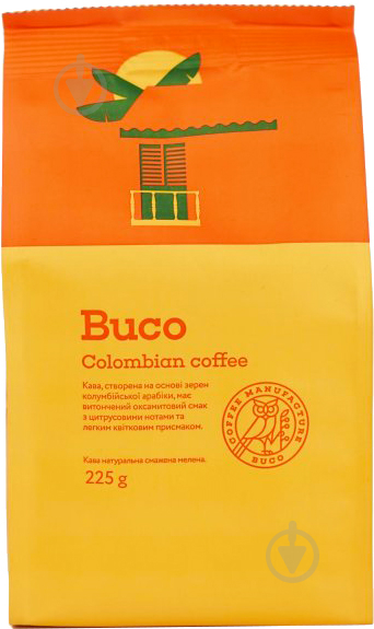 Кава мелена Buco Рецепт Колумбії 225 г - фото 1