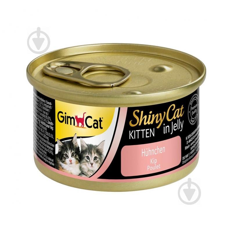 Корм Gimpet ShinyCat Kitten з куркою 70 г - фото 1