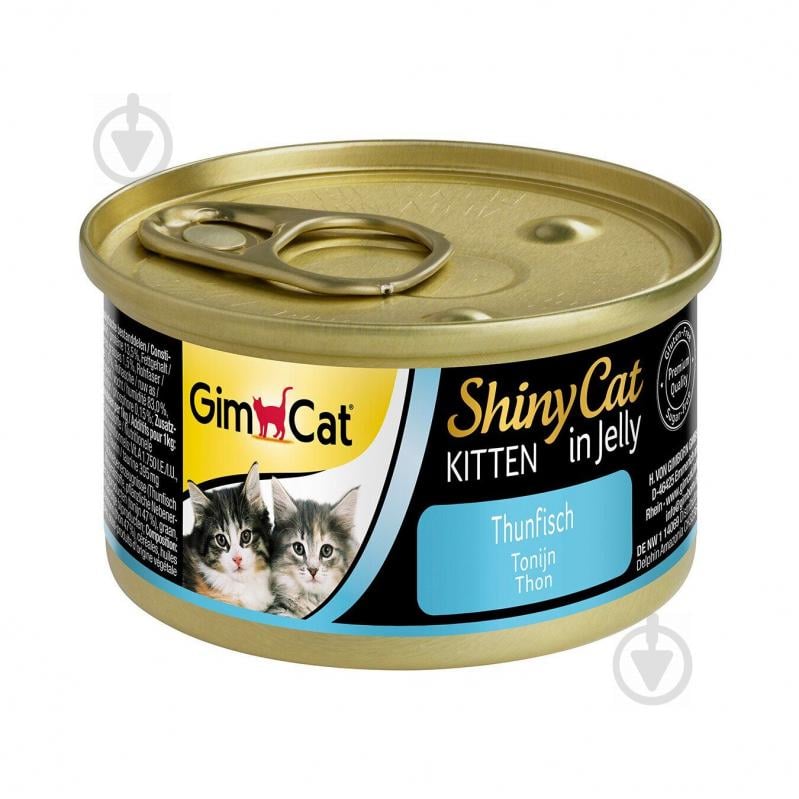 Корм Gimpet ShinyCat Kitten с тунцом 70 г - фото 1