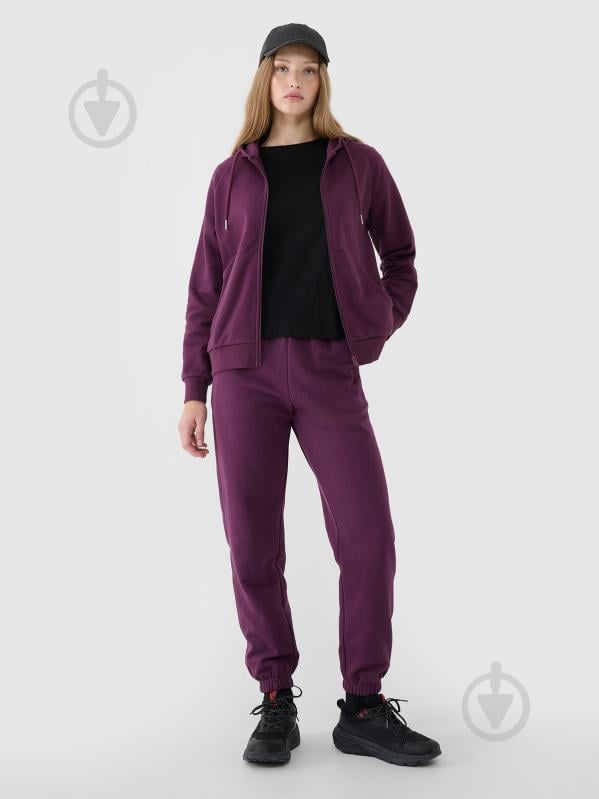 Штани 4F TROUSERS CAS F1013 4FWSS25TTROF1013-50S р. M фіолетовий - фото 6