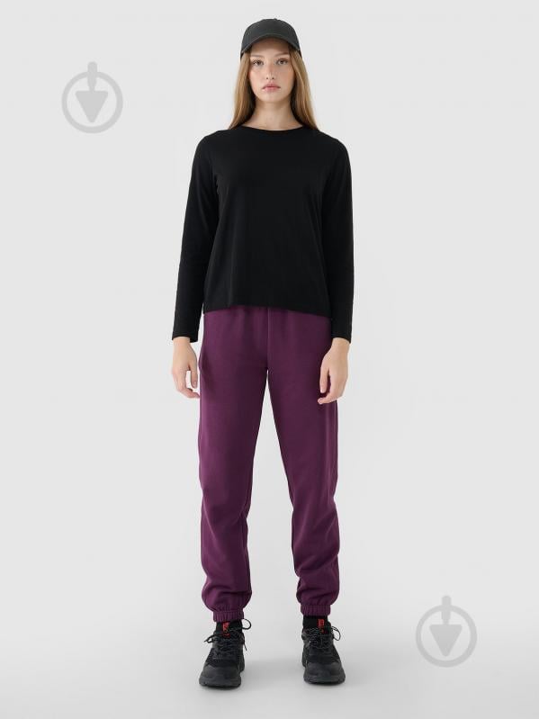 Штани 4F TROUSERS CAS F1013 4FWSS25TTROF1013-50S р. M фіолетовий - фото 7