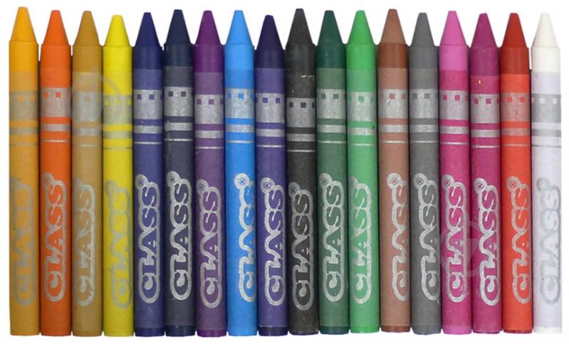 Мел восковый Class 18 цветов CLASS - фото 3