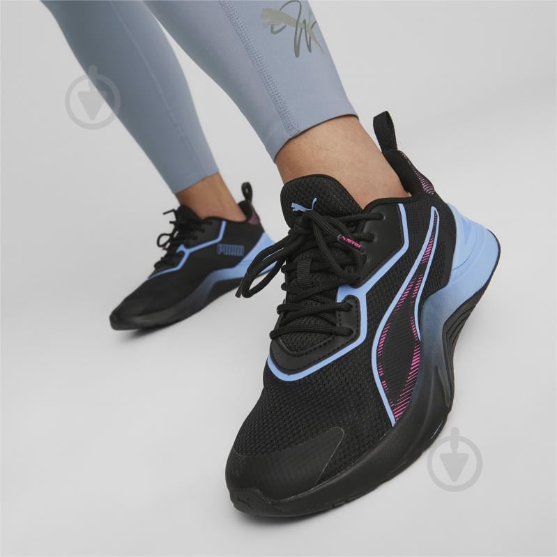 Кроссовки женские демисезонные Puma INFUSION LUCID WN'S 37853101 р.38,5 черные - фото 8