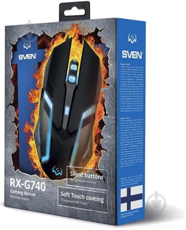 Мишка Sven RX-G740 Black USB (530095) - фото 10 Мишка Sven RX-G740 Black USB (530095) - фото 10