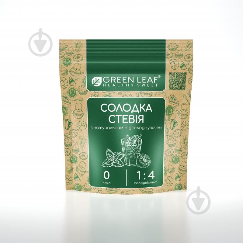 Заменитель сахара Green Leaf Сладкая Стевия (1:4) 100 г - фото 2