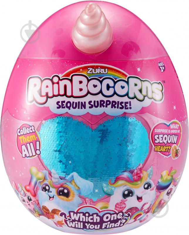 Іграшка-сюрприз Rainbocorn в яйці Rainbocorn-B 20 см різнокольоровий - фото 3