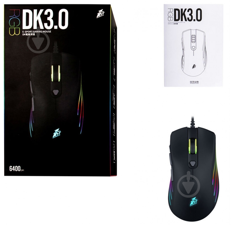 Мышка 1stPlayer DK3.0 black - фото 6