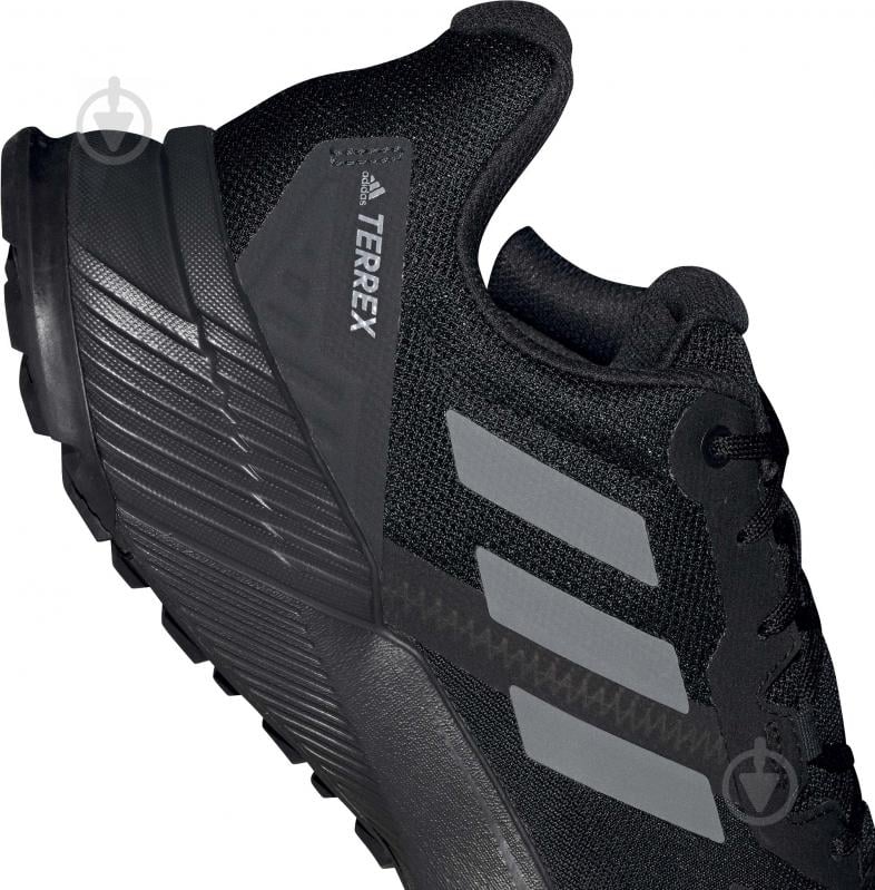 Кроссовки мужские летние Adidas TERREX SOULSTRIDE FY9215 р.45 1/3 черно-серые - фото 12