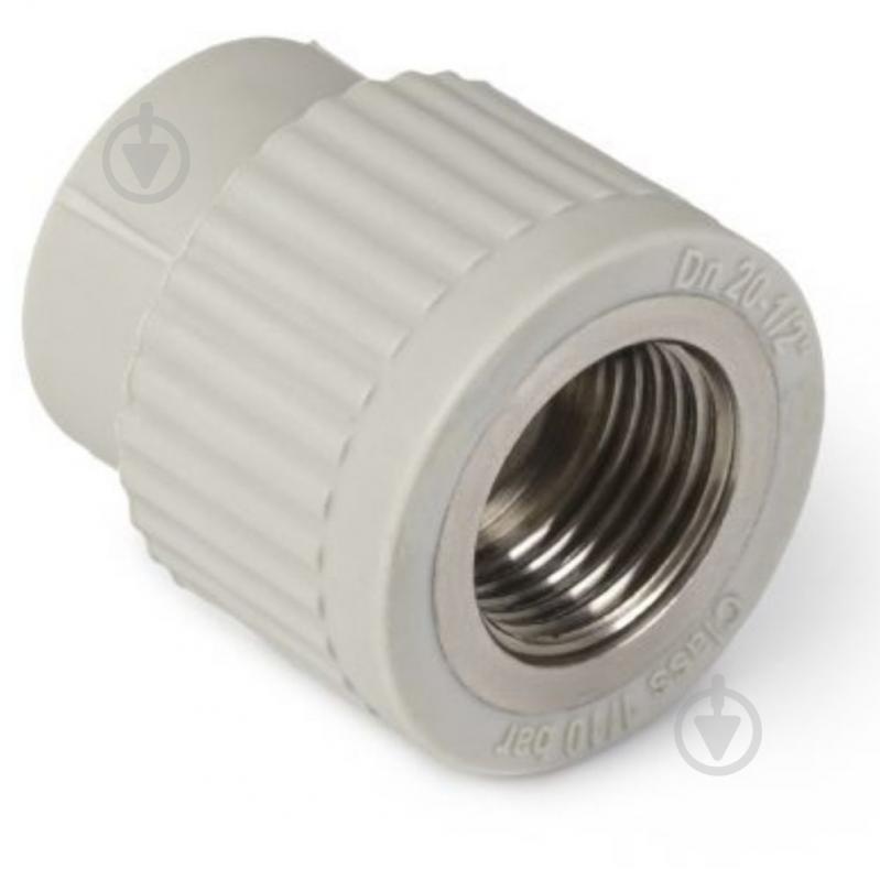 Муфта с резьбой ASG 32х3/4" (білий) - фото 1 Муфта с резьбой ASG 32х3/4" (білий) - фото 1