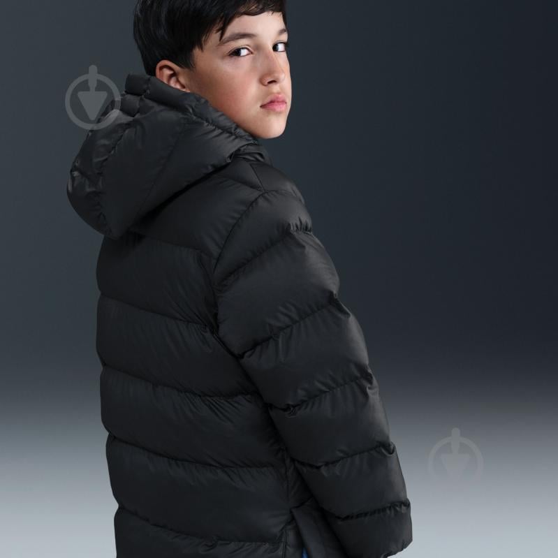 Куртка унисекс Nike Sportswear All Day Play Older Kids' Puffer Jacket р.146 черный HJ2722-010 - фото 15