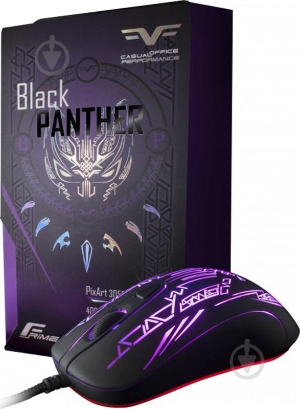 Мышка Frime black Panther USB (FMP18100) - фото 5