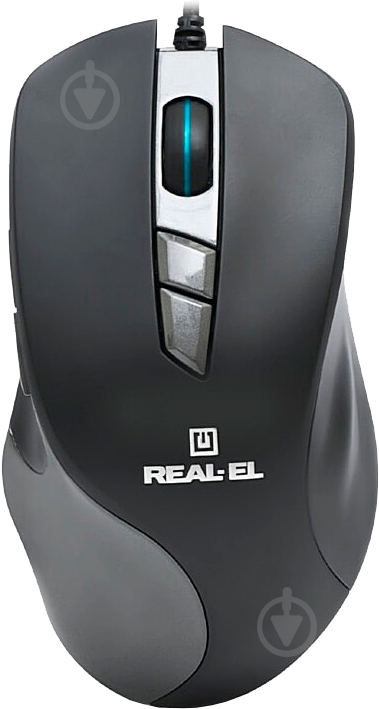 Мишка Real-el RM-780 RGB USB Black - фото 6
