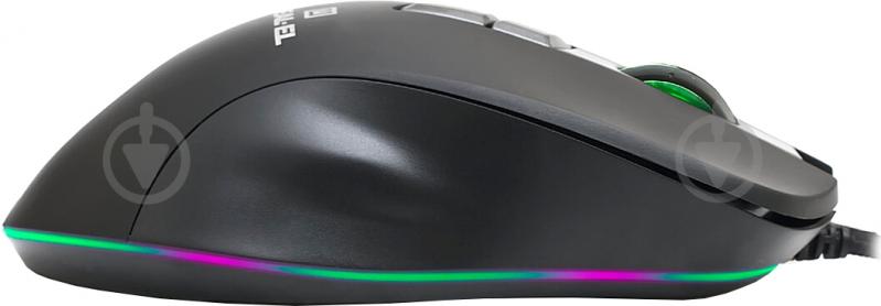 Мишка Real-el RM-780 RGB USB Black - фото 2