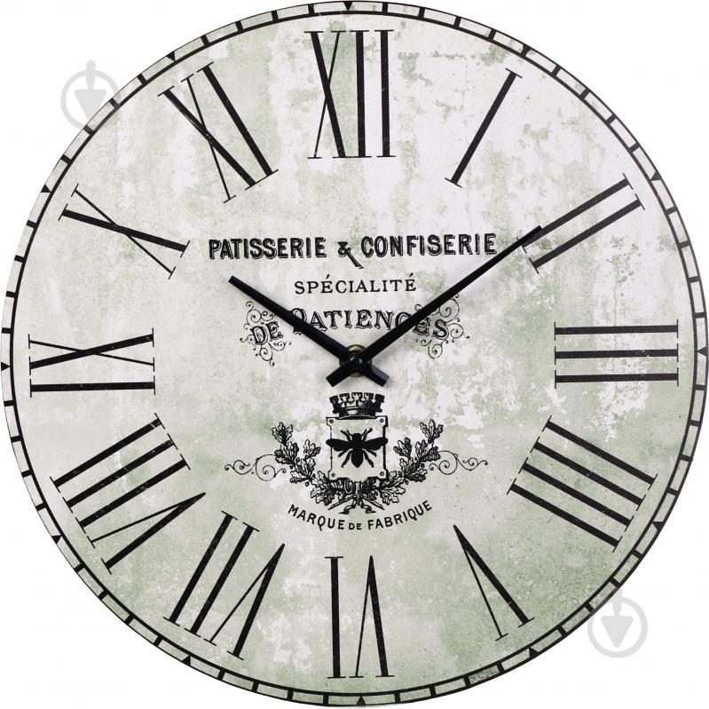 Часы Fly 30 см зеленые - фото 1