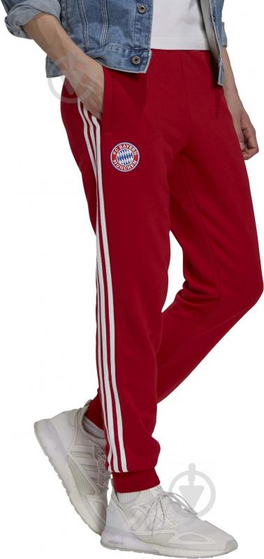 Брюки Adidas FCB 3S SWT PNT GR0689 р. 2XL красный - фото 1