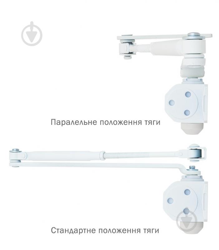 Доводчик дверной RYOBI D-1504 UNIV белый 80 кг - фото 5