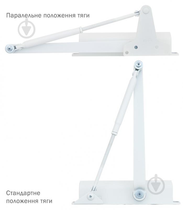 Доводчик дверной RYOBI D-1504 UNIV белый 80 кг - фото 4