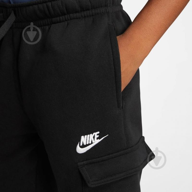 Штани Nike B NSW CLUB CARGO PANT CQ4298-010 р. M чорний - фото 6 Штани Nike B NSW CLUB CARGO PANT CQ4298-010 р. M чорний - фото 6