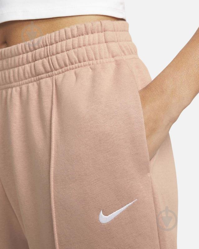 Брюки Nike W NSW ESSNTL CLCTN FLC PANT DQ5098-609 р. M коричневый - фото 3