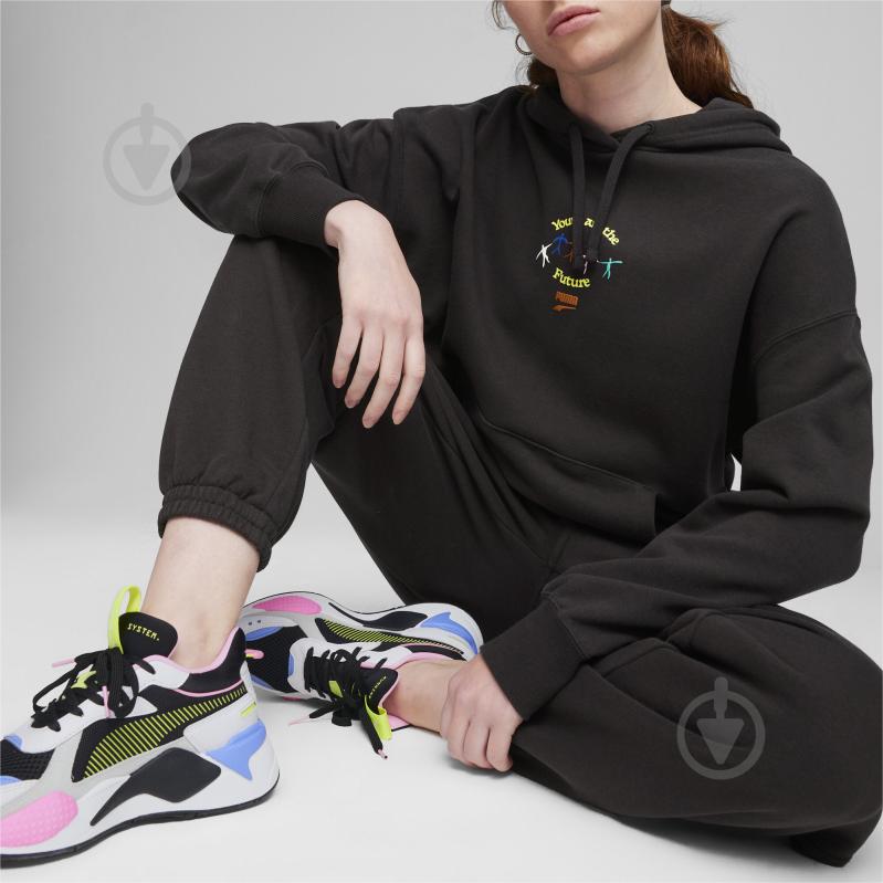 Штани Puma DOWNTOWN RELAXED SWEATPANTS TR 62436501 р. L чорний - фото 4