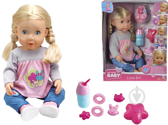 Кукла Simba "Маленькая девочка" 43 см 5030055 - фото 1