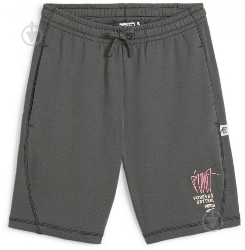 Шорты Puma DOWNTOWN RE:COLLECTION SHORTS 8"" TR 62440680 р. L серый - фото 1