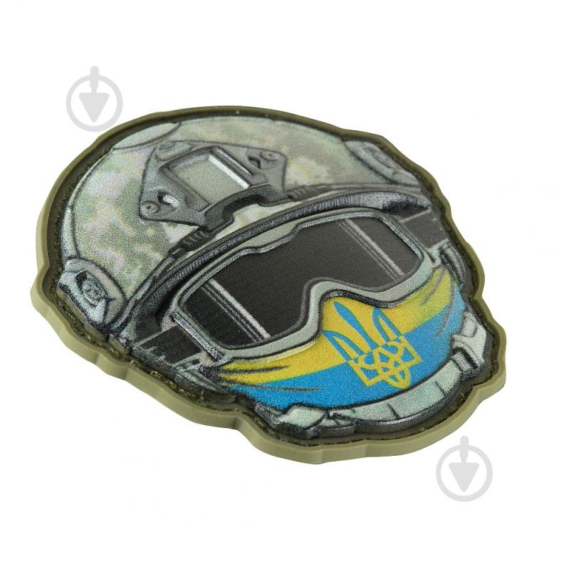 Шеврон АРТ ІДЕЯ -патч "Смайл" № 1,ПВХ,липучка,6,5х6,5см - фото 2