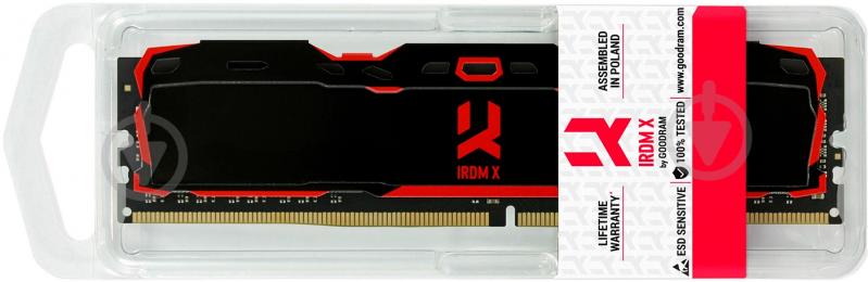 Оперативна пам'ять Goodram DDR4 SDRAM 16 GB (2x8GB) 3200 MHz (IR-X3200D464L16SA/16GDC) Iridium X Black - фото 4