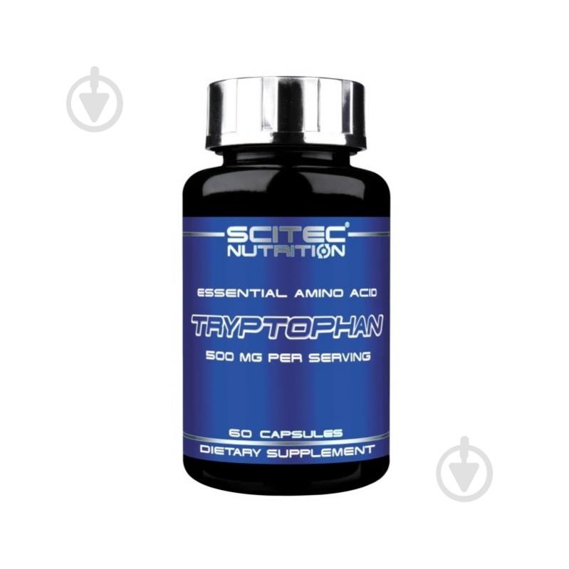 Аминокислота Scitec Nutrition Tryptophan без вкуса 500 мг 60 капс. 20 порц. - фото 1
