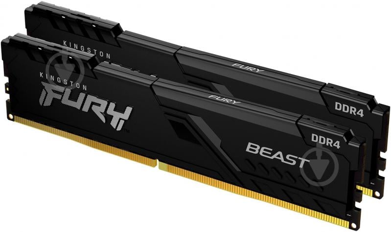 Оперативна пам'ять Kingston DDR4 SDRAM 32 GB (2x16GB) 3600 MHz (KF436C18BBK2/32) Fury Beast Black - фото 2