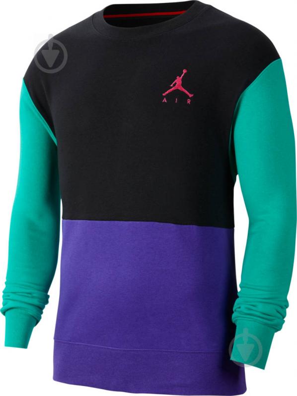 Джемпер Jordan M J JUMPMAN AIR FLEECE CREW CT3455-010 р. XL черный - фото 1