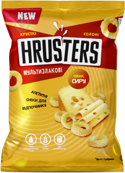 Снеки АВК Кольца "Hrusters" со вкусом Сыра, 35г 35 г - фото 1