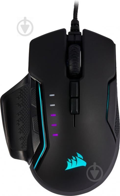 Мышка Corsair Glaive RGB Pro Aluminum (CH-9302311-EU) USB - фото 2