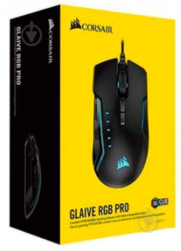 Мышка Corsair Glaive RGB Pro Black (CH-9302211-EU) USB - фото 7