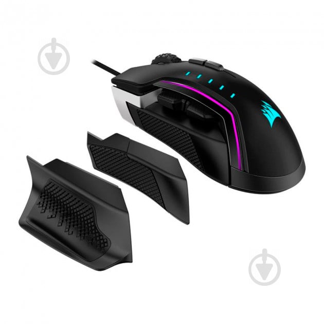 Мышка Corsair Glaive RGB Pro Black (CH-9302211-EU) USB - фото 4