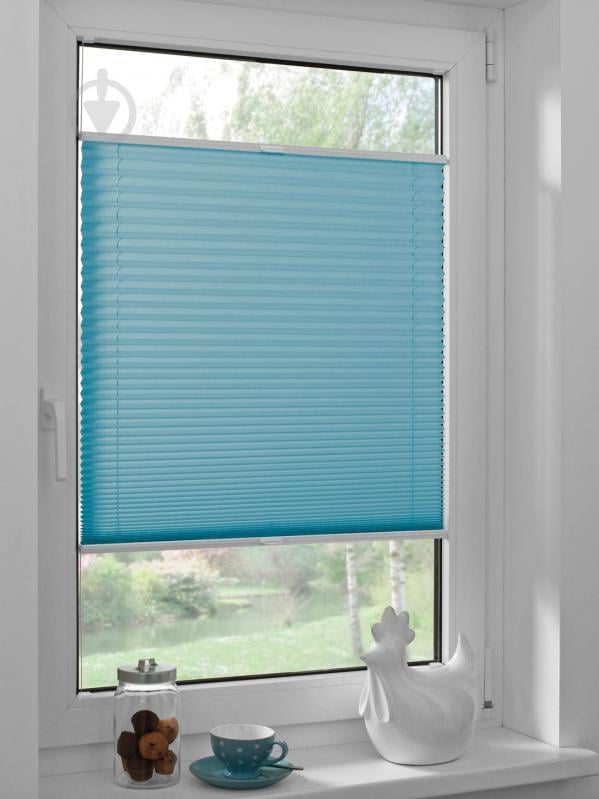Штора-плиссе Rollotex ткань DUO ECORO 115х125 см Аквамариновый - фото 3 Штора-плиссе Rollotex ткань DUO ECORO 115х125 см Аквамариновый - фото 3