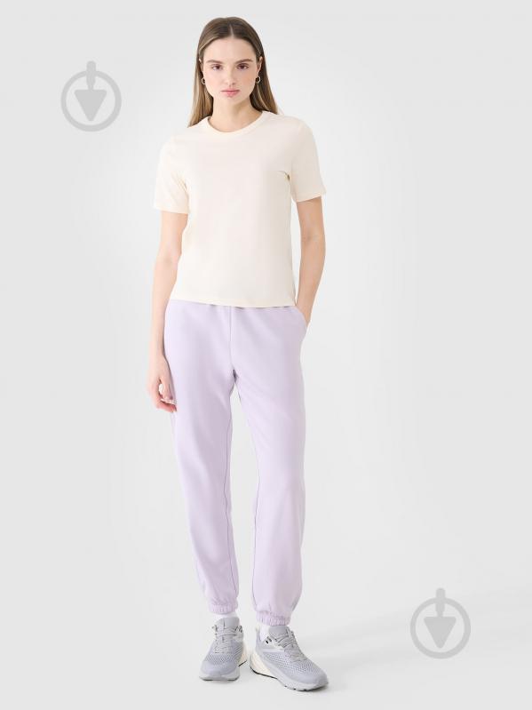 Штани 4F TROUSERS CAS F1013 4FWSS25TTROF1013-52S р. XL фіолетовий - фото 4